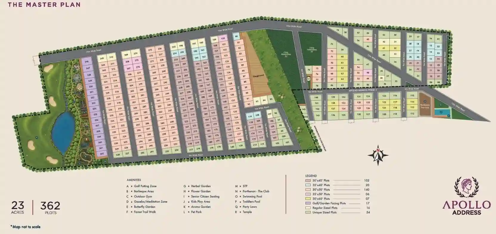 Address Maker Apollo 6.35-Acre Master Plan Layout