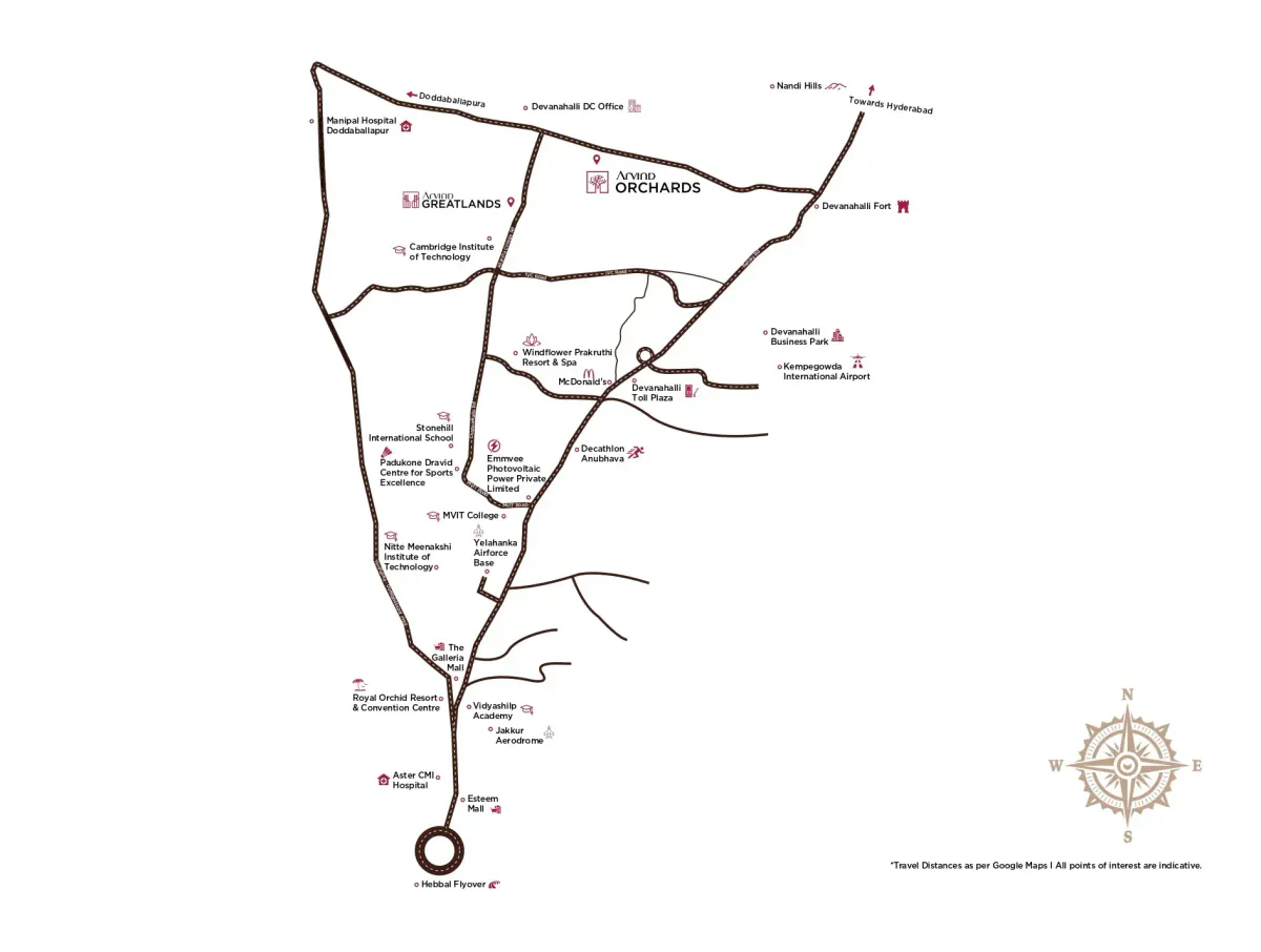 Arvind Orchards location map preview
