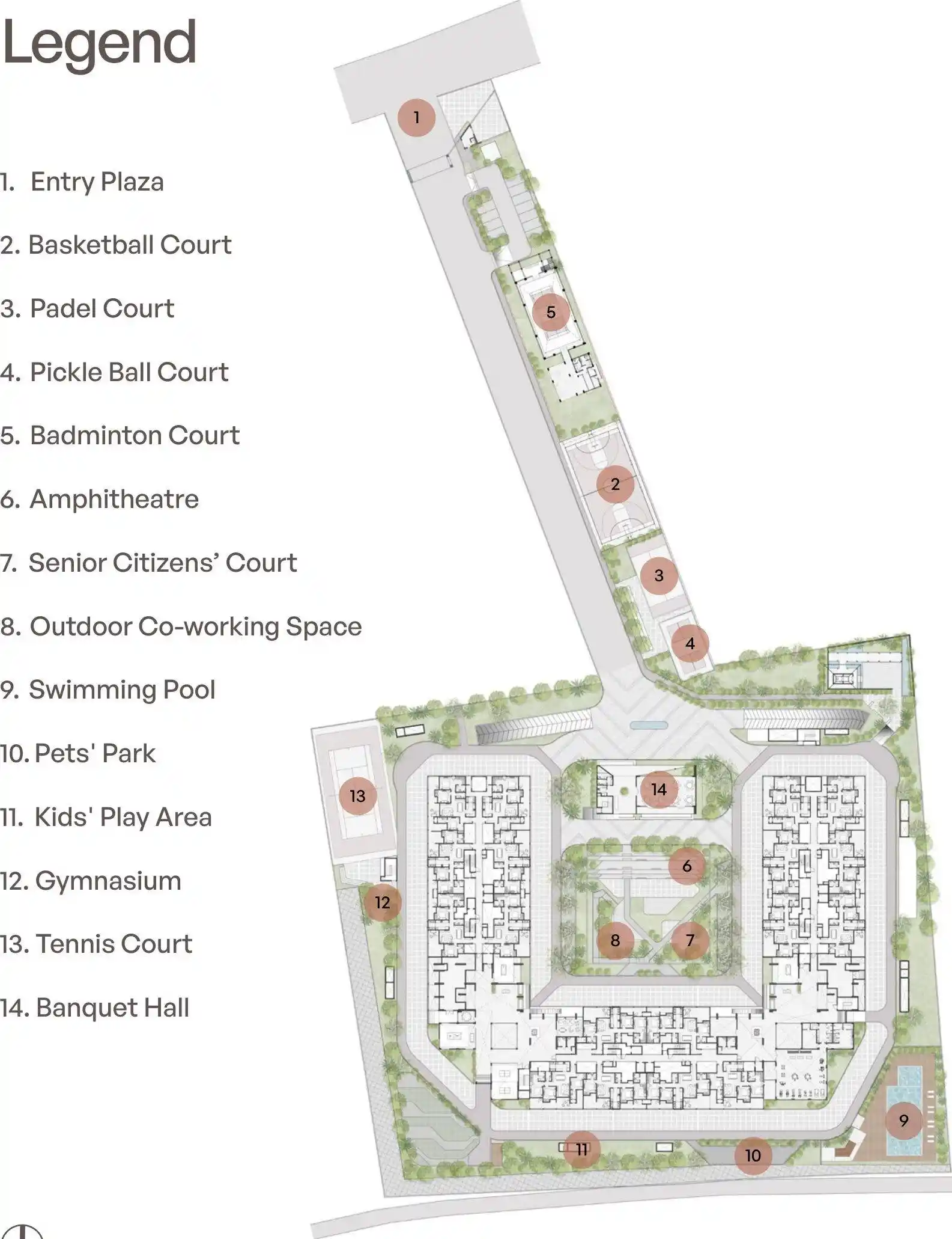Assetz Miru and Miyo 6.35-Acre Master Plan Layout
