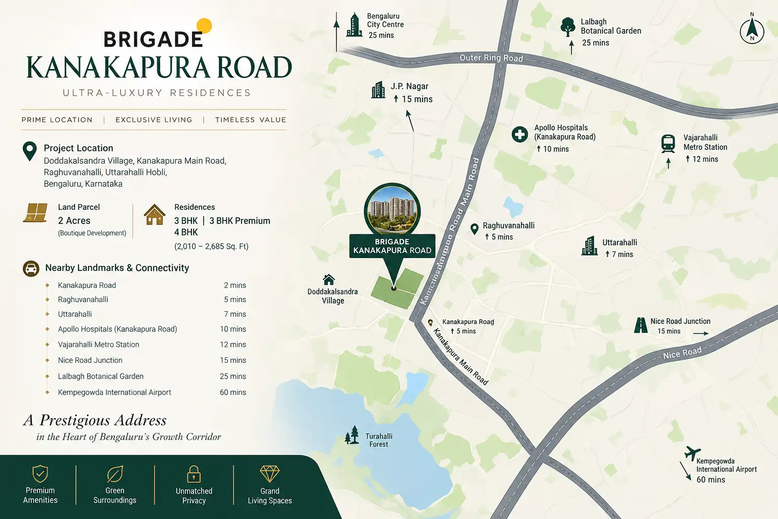 Brigade Kanakapura Road location map preview
