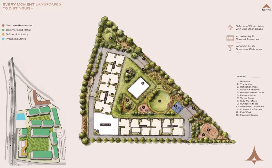 Century Astoria Master Plan Jakkur Airport Road