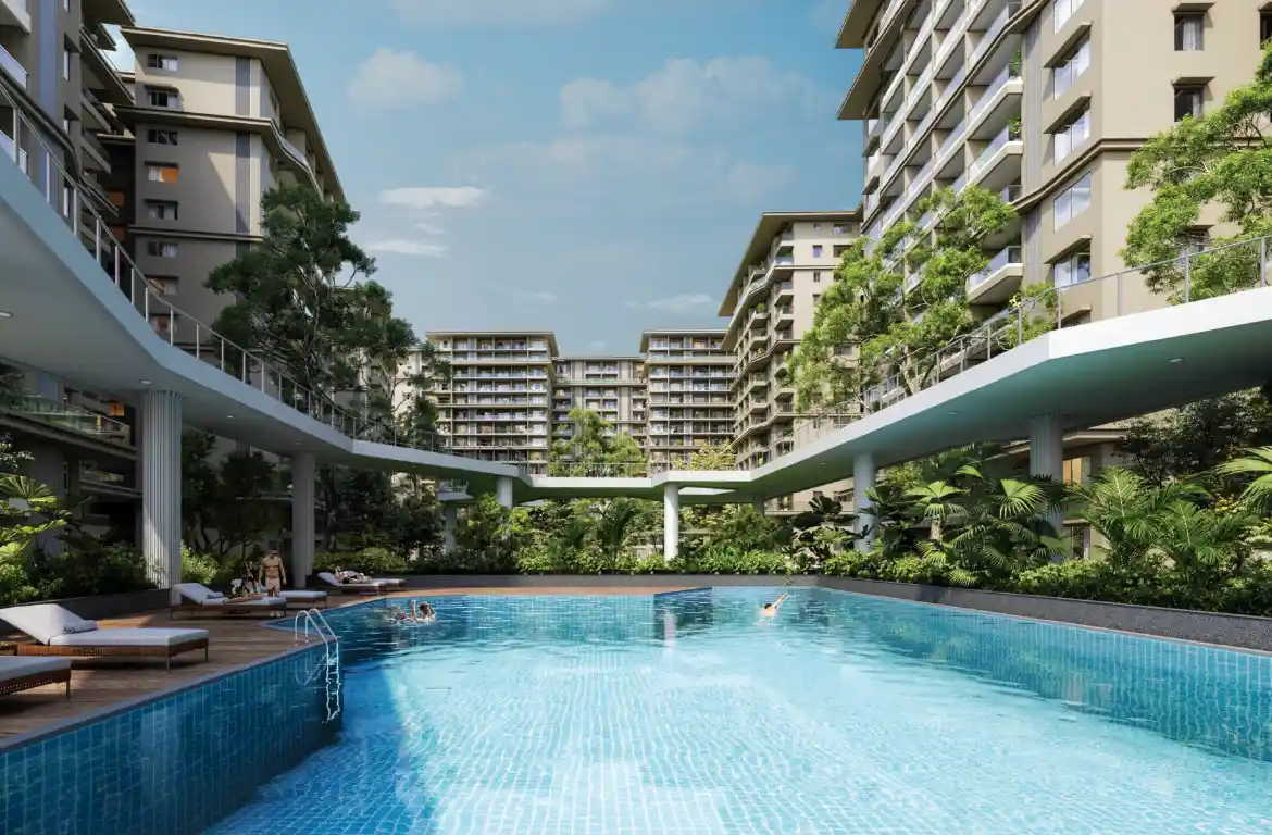 Century Mirai Luxury Swimming Pool Deck