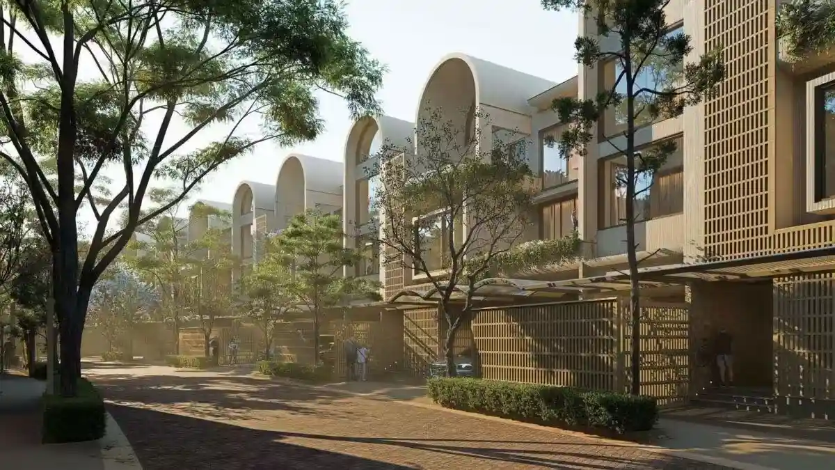 Embassy Riverine Grand Living Hall & Double Height Foyer