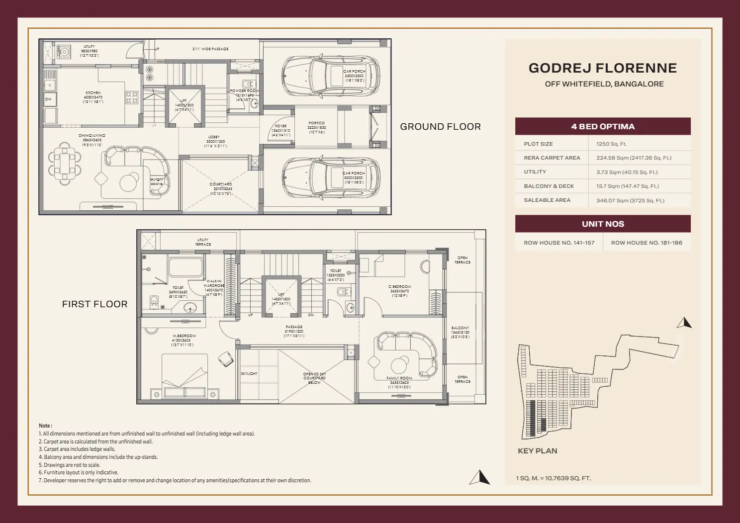 4 Bed Optima - Floor Plan