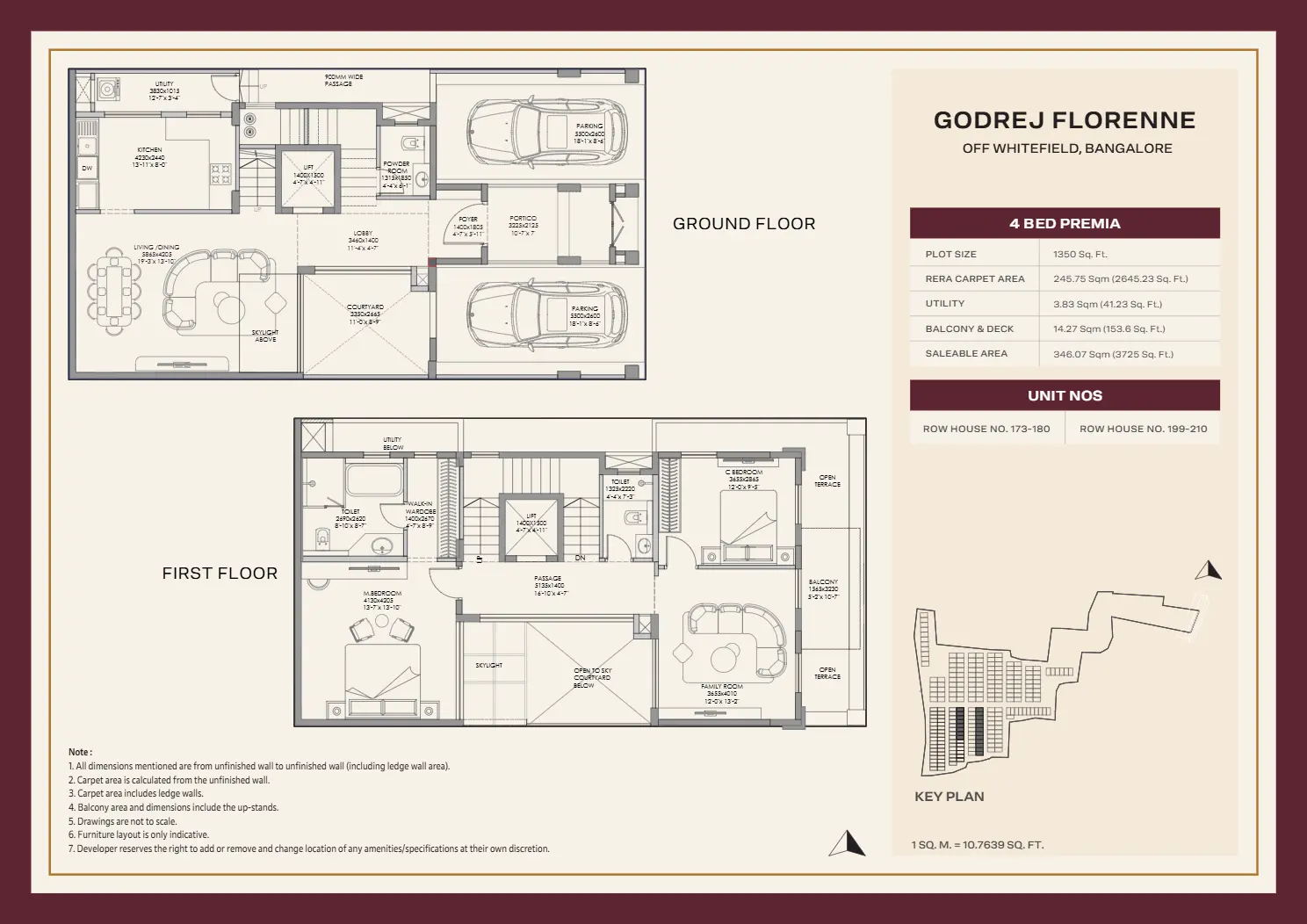4 Bed Premia - Floor Plan