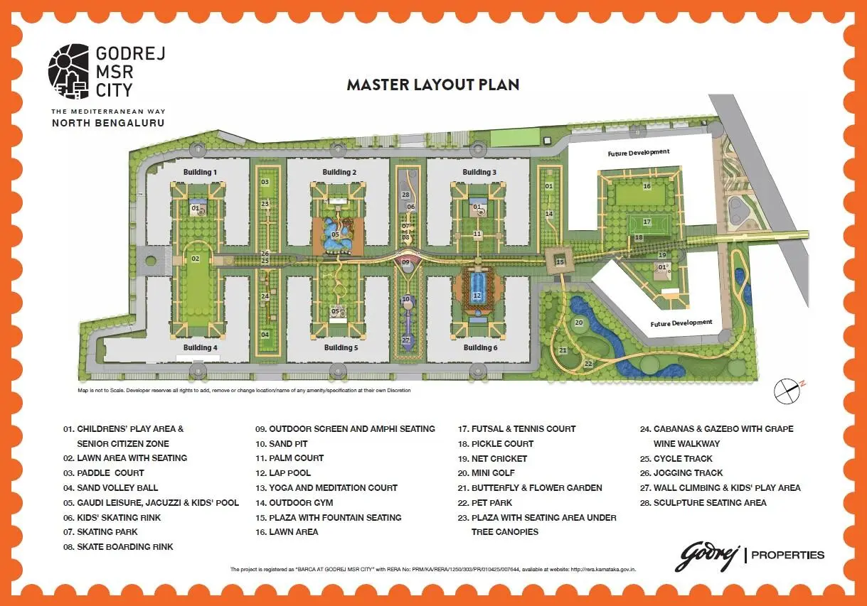 Master Plan Godrej MSR City
