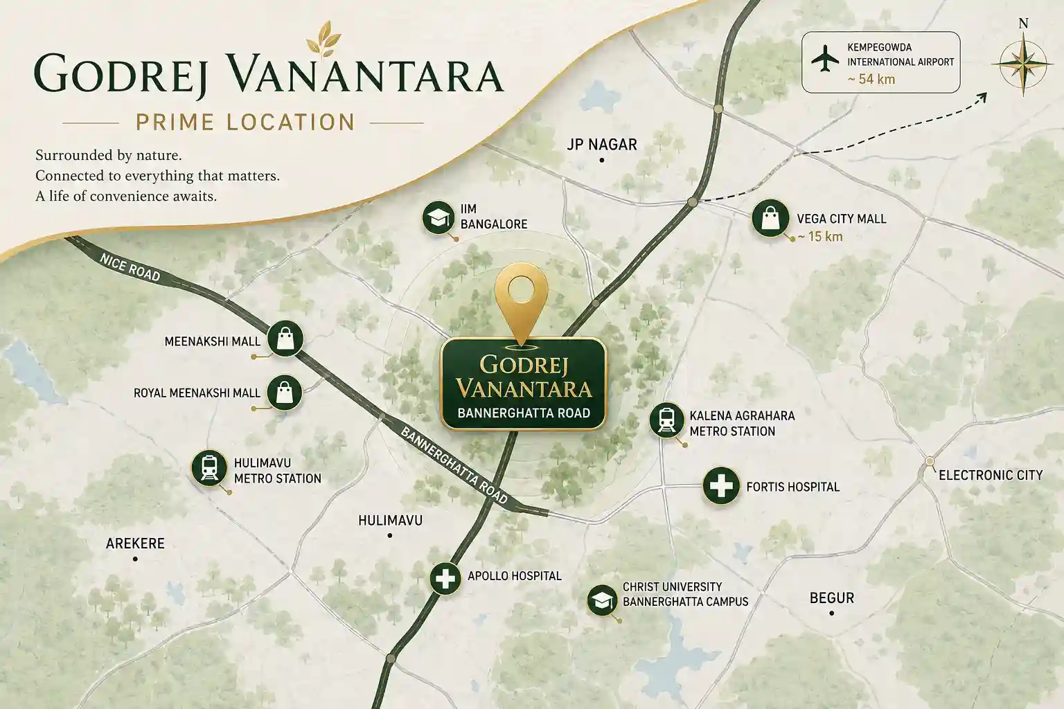 Godrej Vanantara location map preview