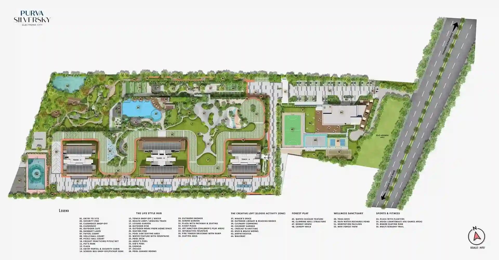 Master Plan Purva Silver Sky Hebbagodi Bangalore