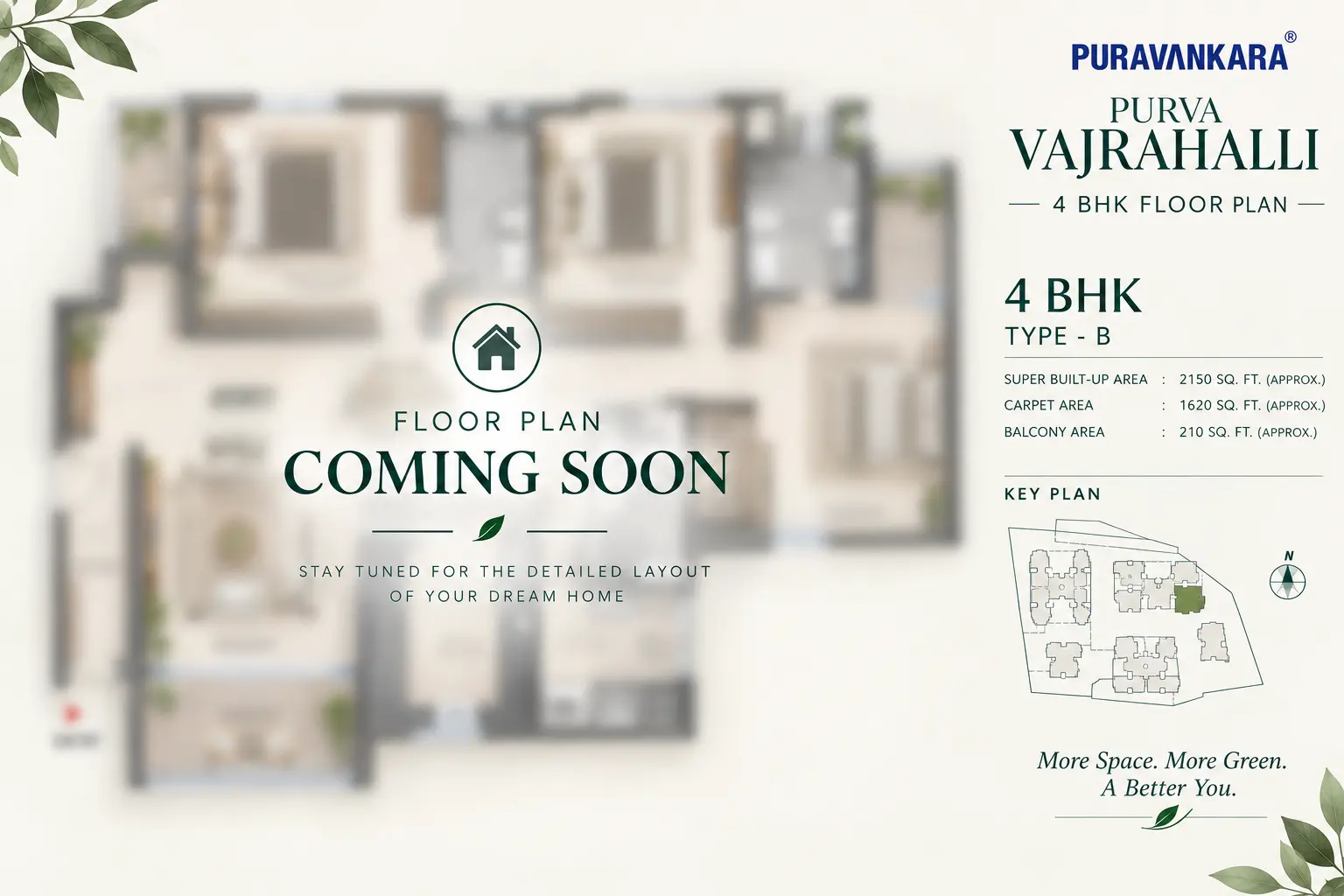 3.5 BHK Type B - Floor Plan