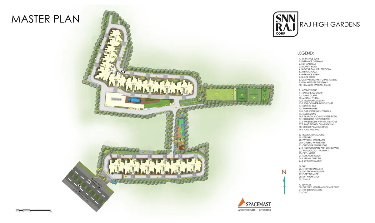 Master Plan SNN Raj High Gardens