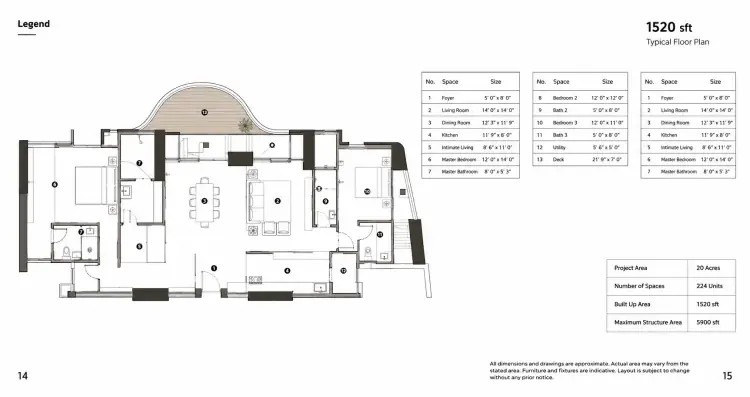 3 BHK Premium - Floor Plan