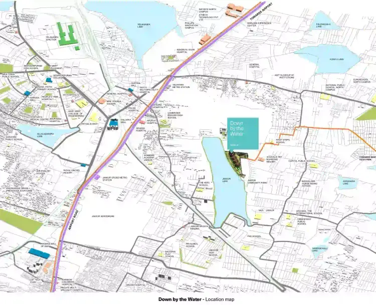 Total Environment Down by the Water location map preview