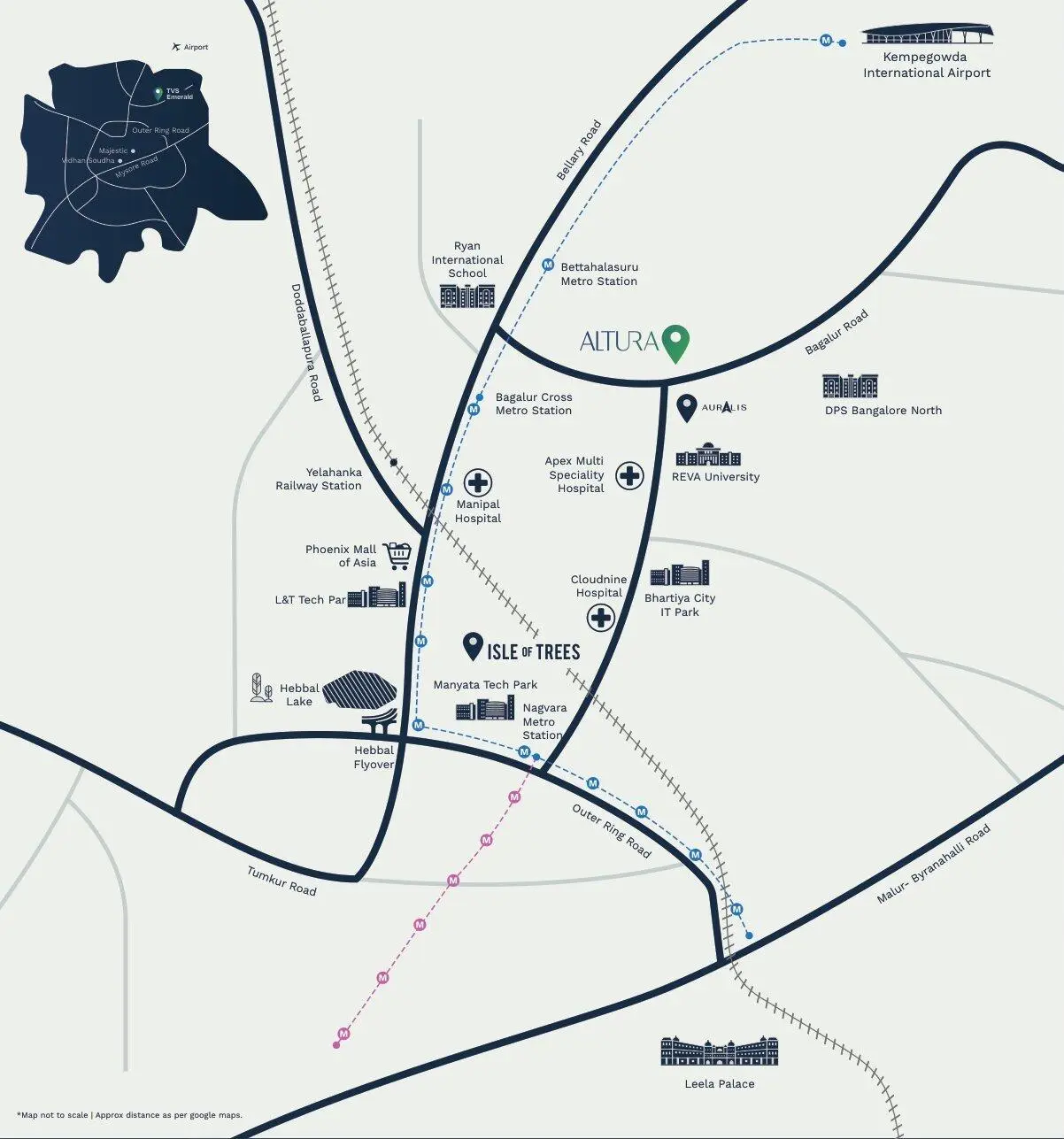 TVS Emerald Altura location map preview