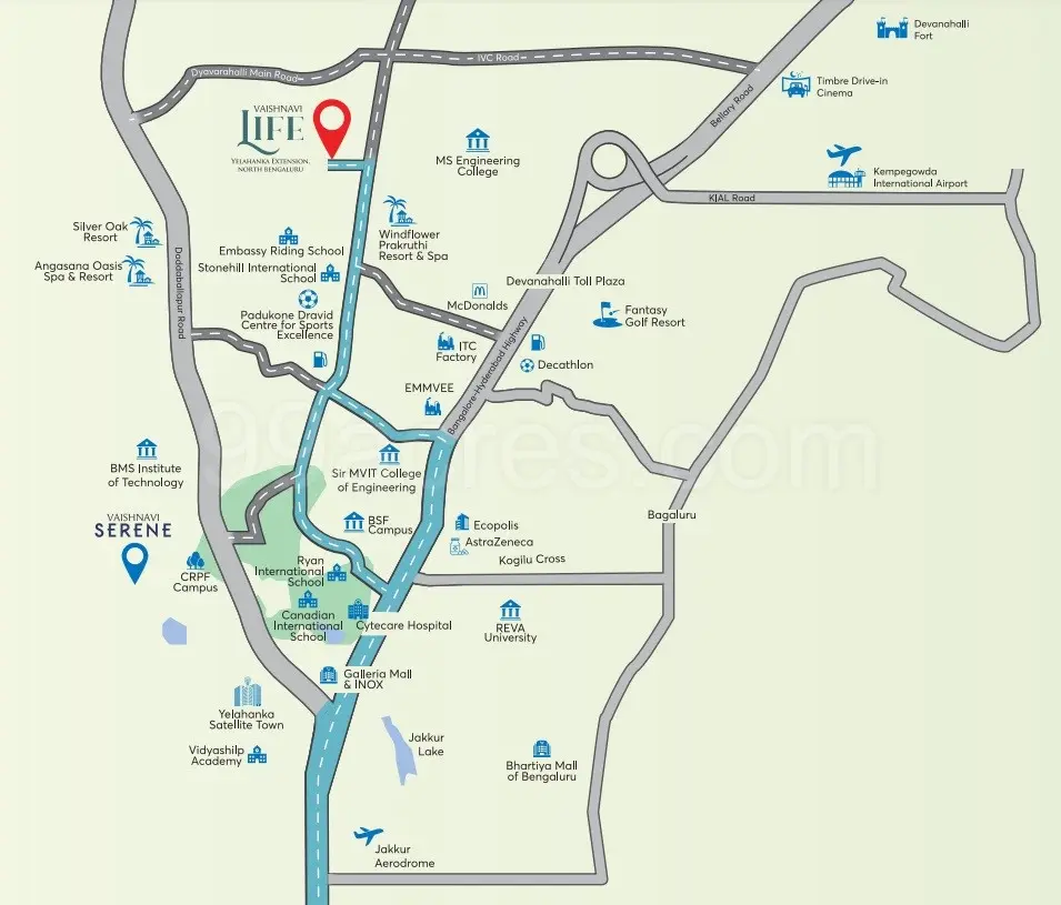 Vaishnavi Life location map preview
